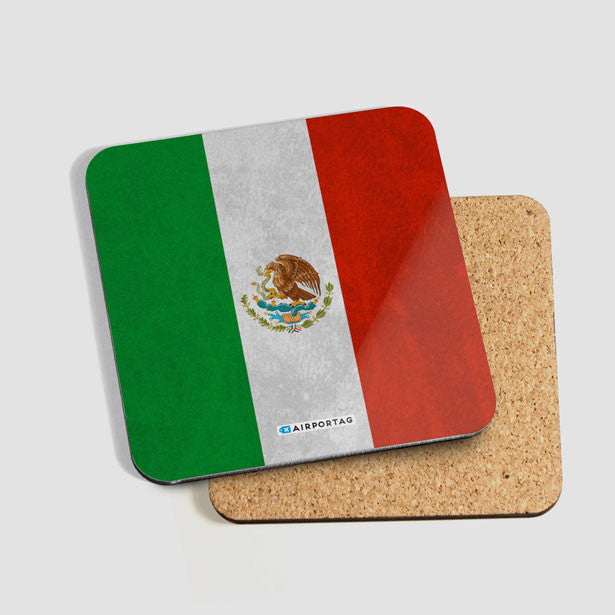 Mexican Flag - Coaster - Airportag
