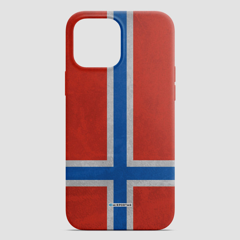 ノルウェー国旗 - 電話ケース