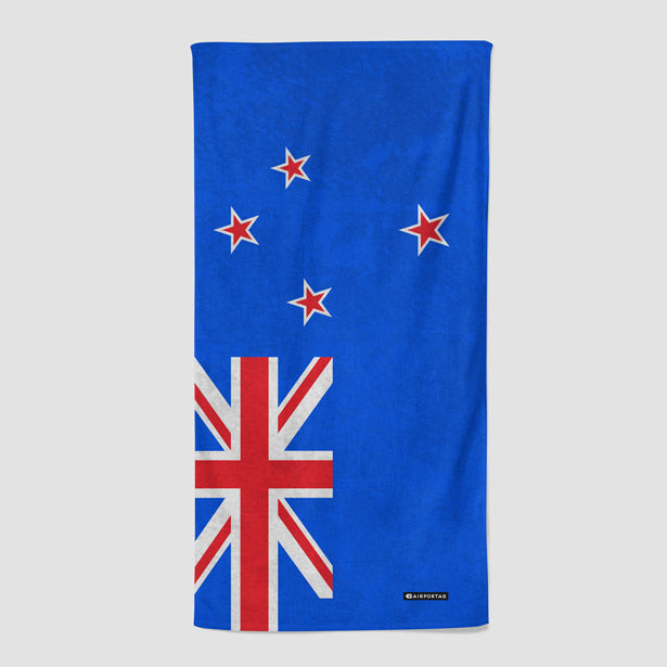 New Zealand Flag - Beach Towel - Airportag