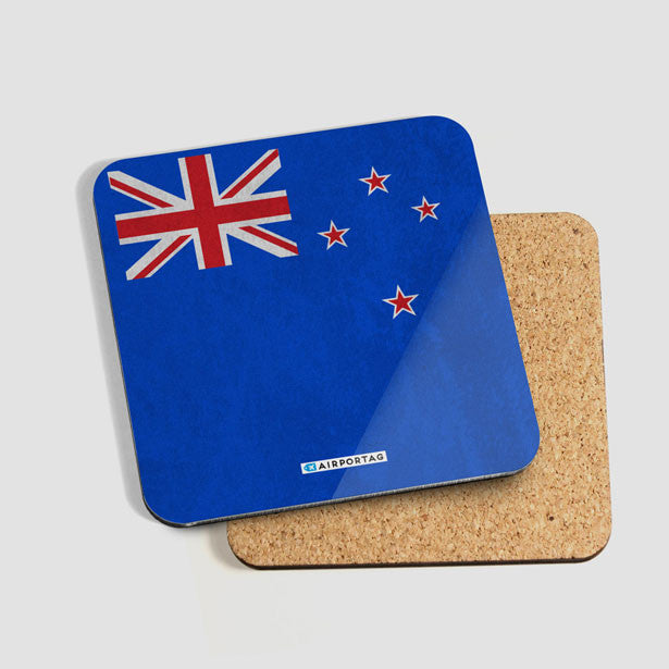 New Zealand Flag - Coaster - Airportag