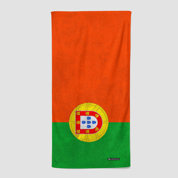 Portuguese Flag - Beach Towel - Airportag
