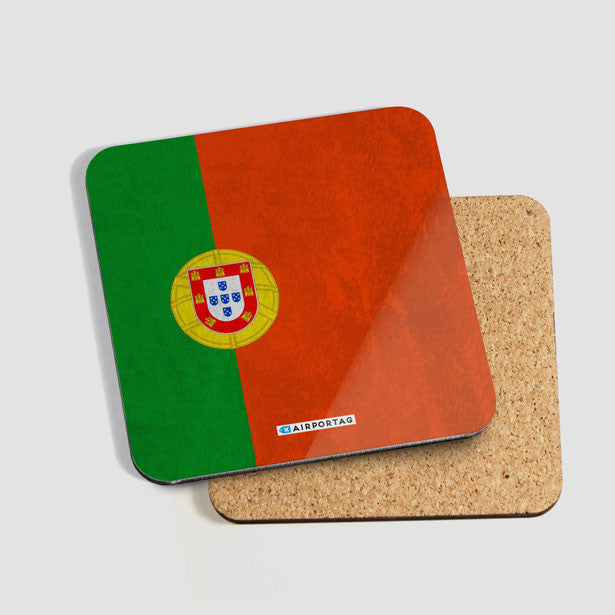 Portuguese Flag - Coaster - Airportag