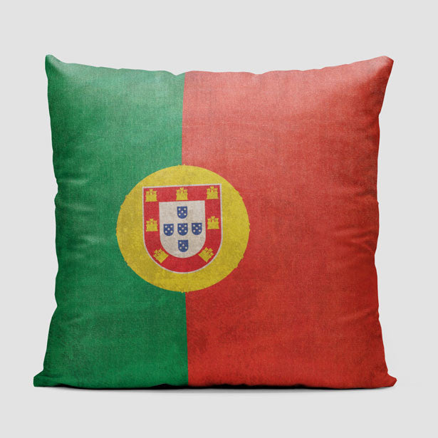 Portuguese Flag - Throw Pillow - Airportag