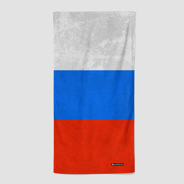 Russian Flag - Beach Towel - Airportag