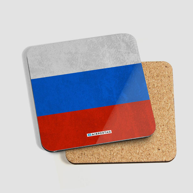 Russian Flag - Coaster - Airportag