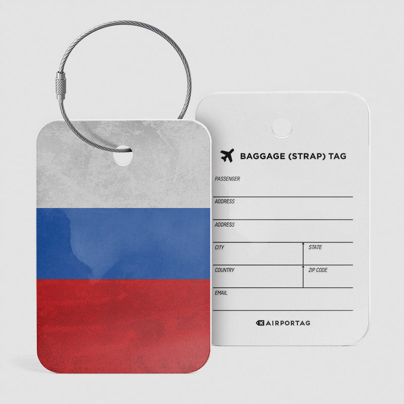 ロシア国旗 - 荷物タグ