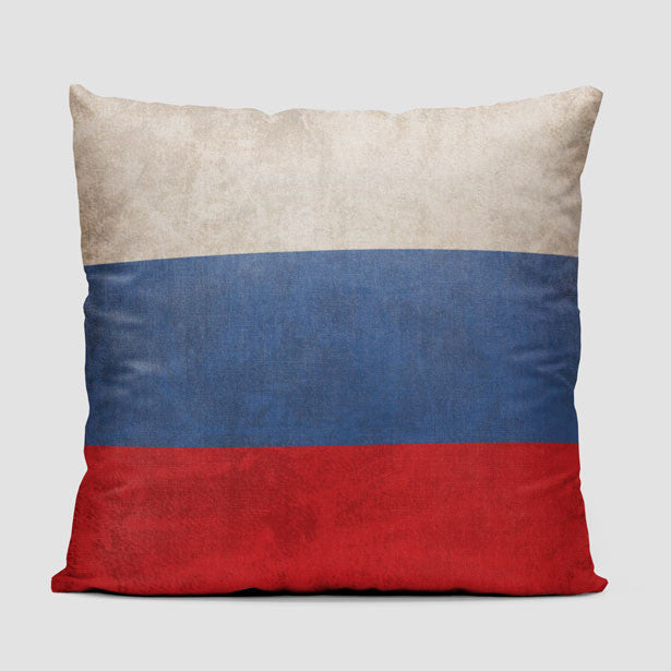 Russian Flag - Throw Pillow - Airportag