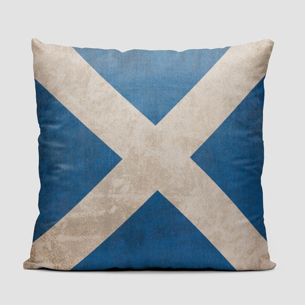 Scottish Flag - Throw Pillow - Airportag