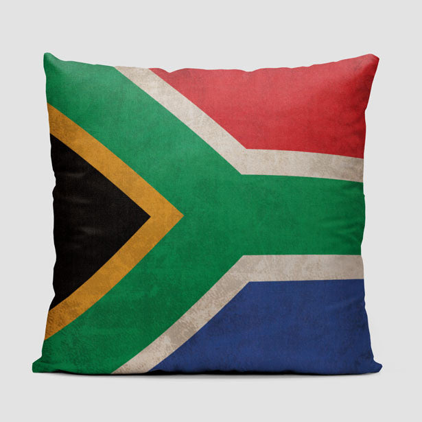 South African Flag - Throw Pillow - Airportag