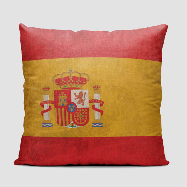 Spanish Flag - Throw Pillow - Airportag