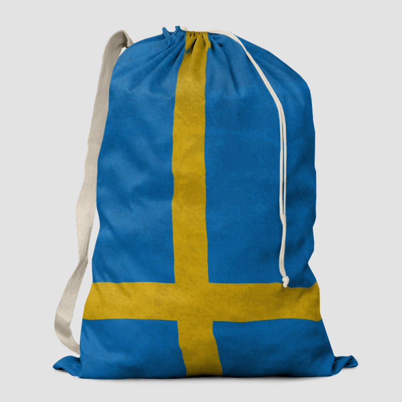 Swedish Flag - Laundry Bag - Airportag