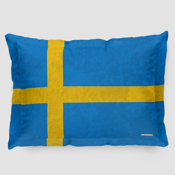 Swedish Flag - Pillow Sham - Airportag