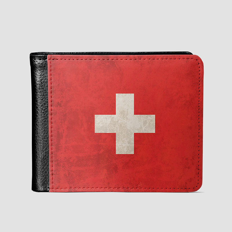 スイス国旗 - メンズウォレット