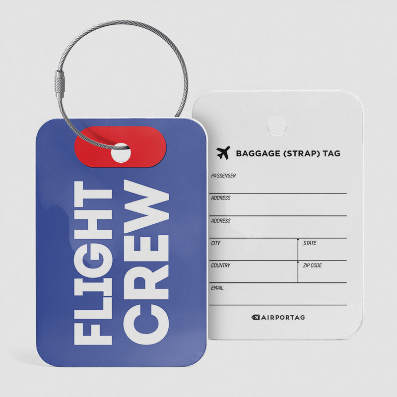 Airline crew luggage tags sales