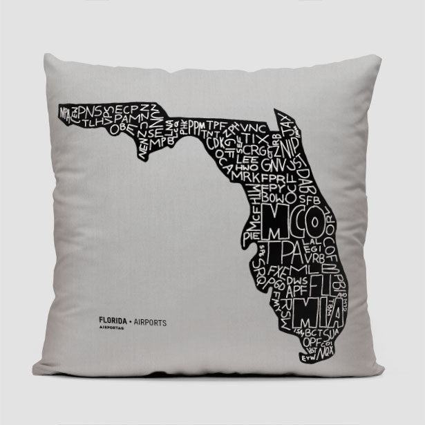 Florida - Throw Pillow - Airportag