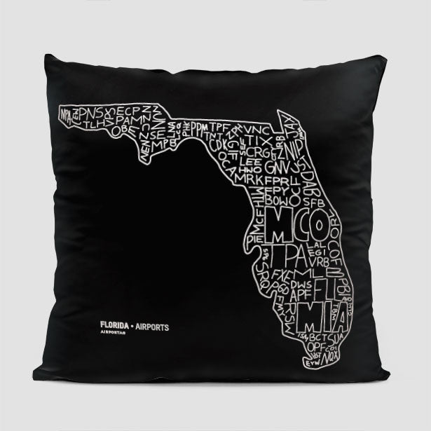 Florida - Throw Pillow - Airportag