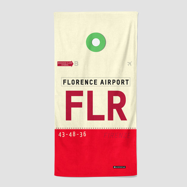 FLR - Beach Towel - Airportag