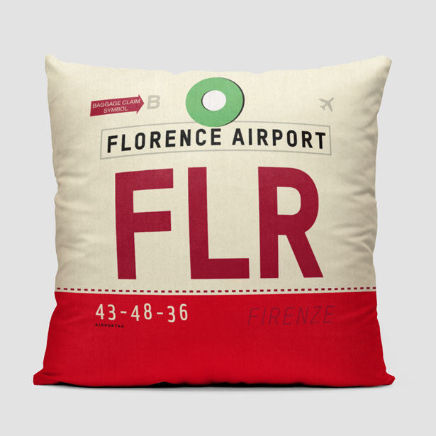 FLR - Throw Pillow - Airportag