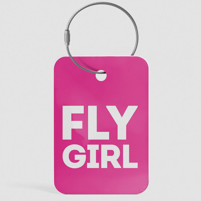 Fly Girl - Étiquette de bagage