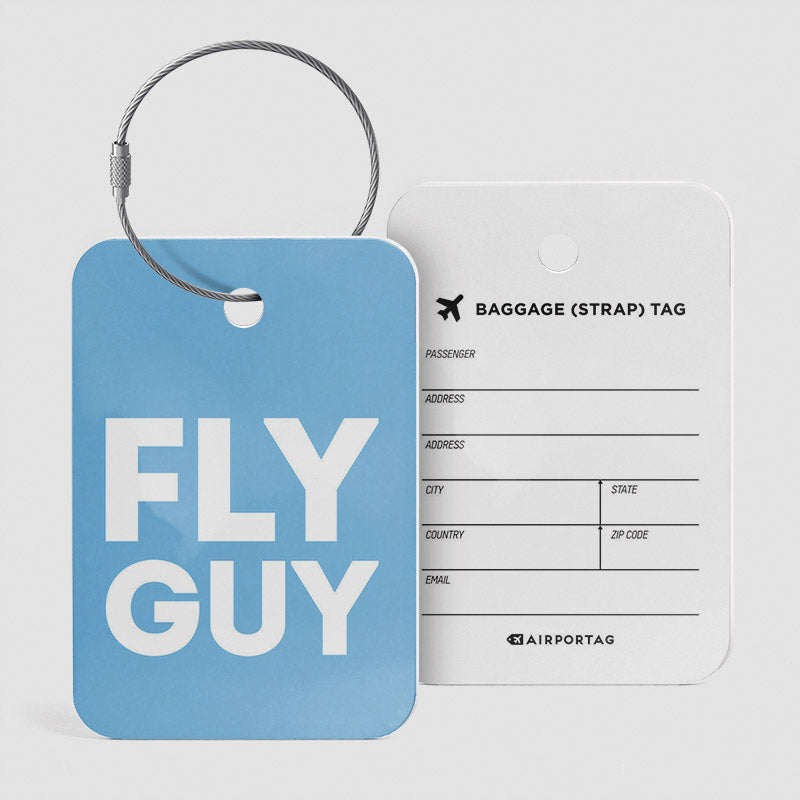 Fly Guy - Étiquette de bagage