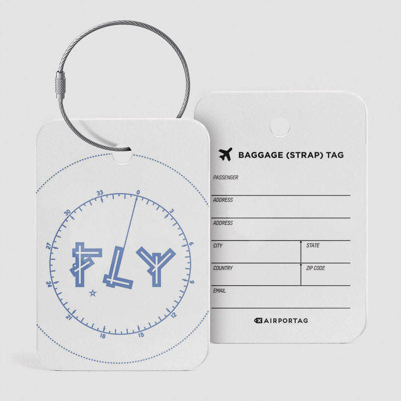 Carte Fly VFR - Étiquette de bagage
