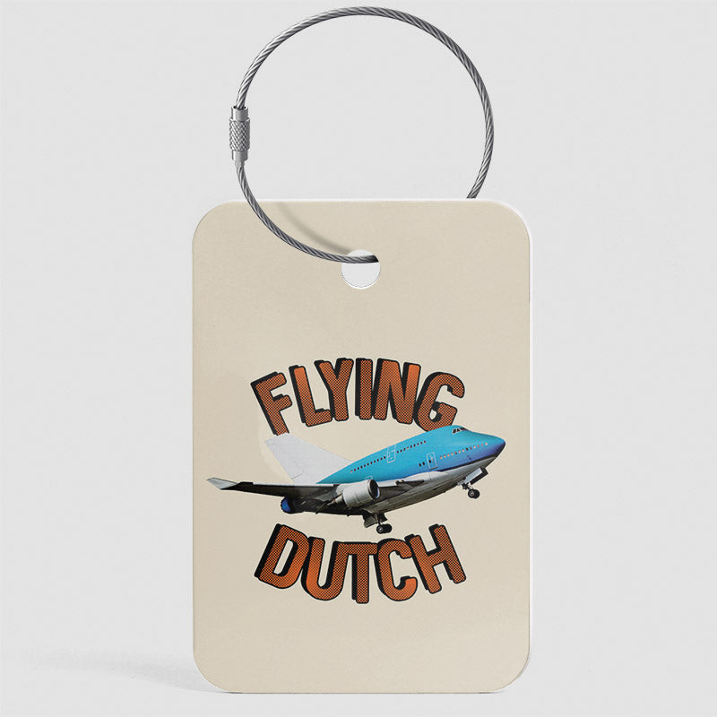 空飛ぶオランダの飛行機 - 荷物タグ