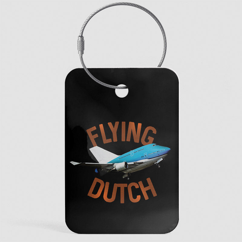 空飛ぶオランダの飛行機 - 荷物タグ