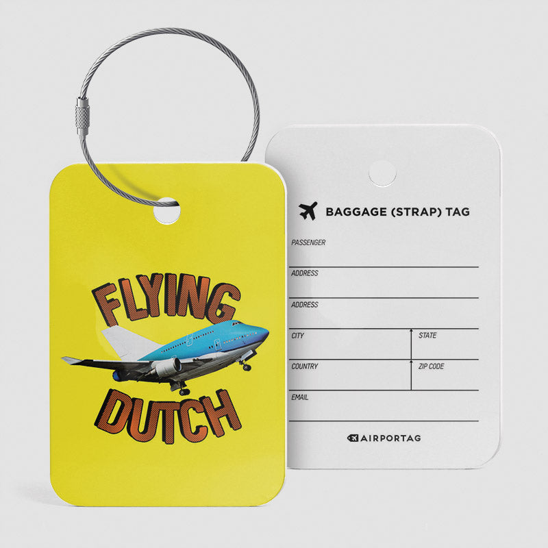 Flying Dutch Plane - Luggage Tag