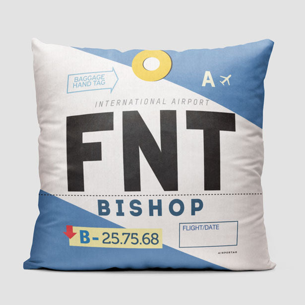FNT - Throw Pillow - Airportag