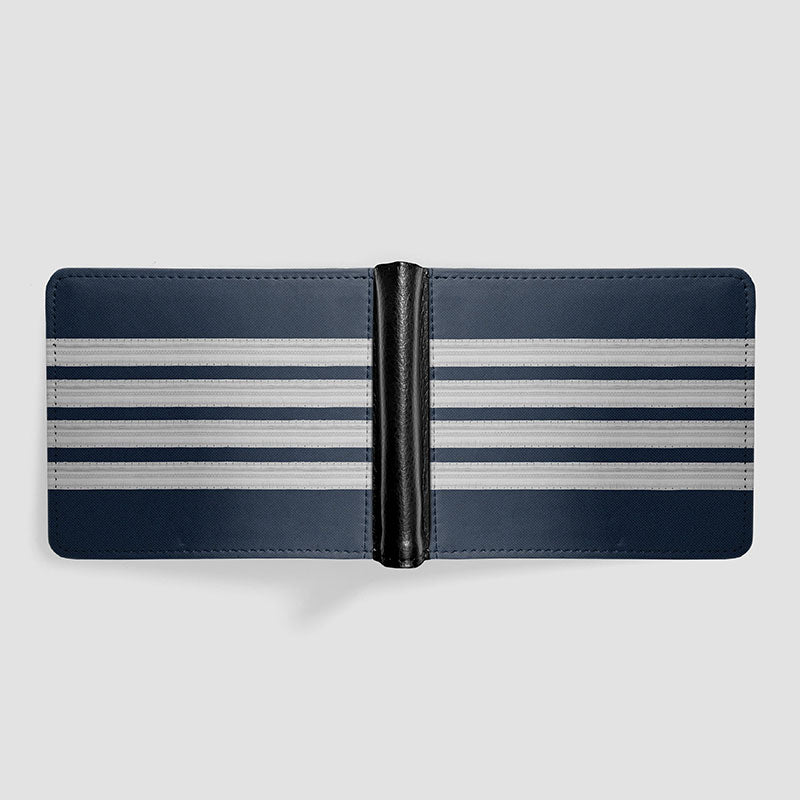 Navy Pilot Stripes - Portefeuille pour homme