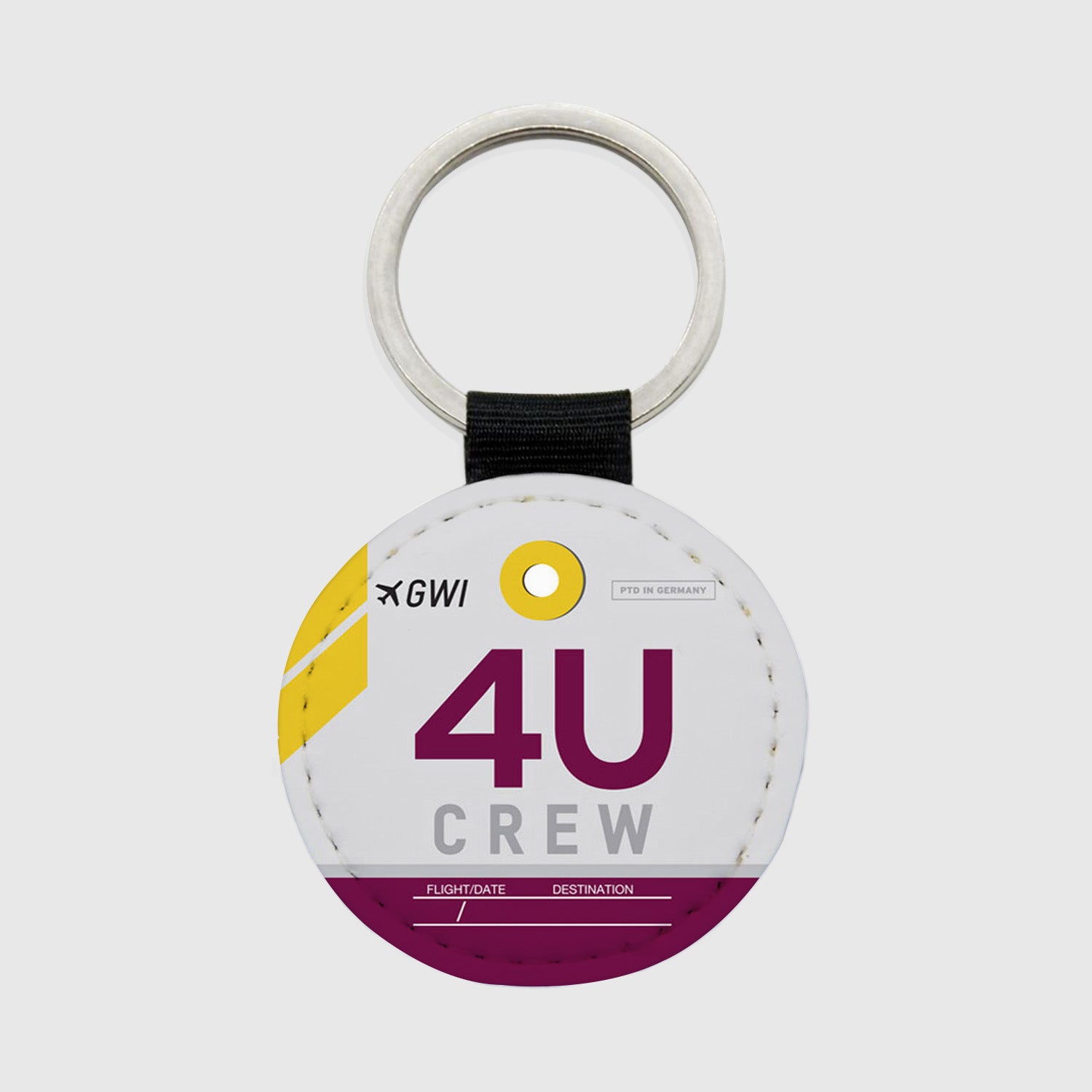 4U - Round Keychain