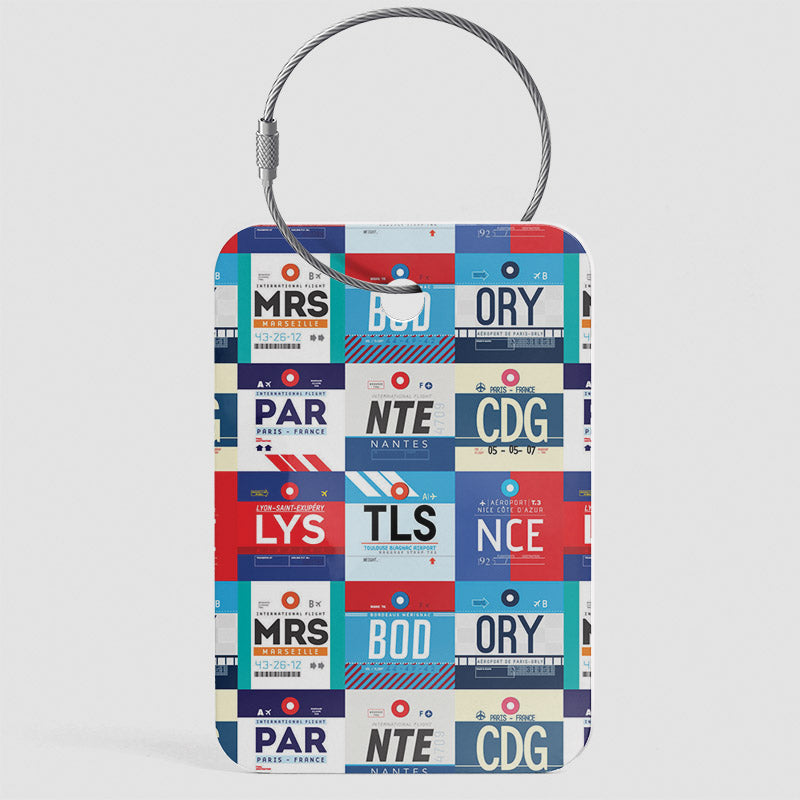 French Airports - Luggage Tag