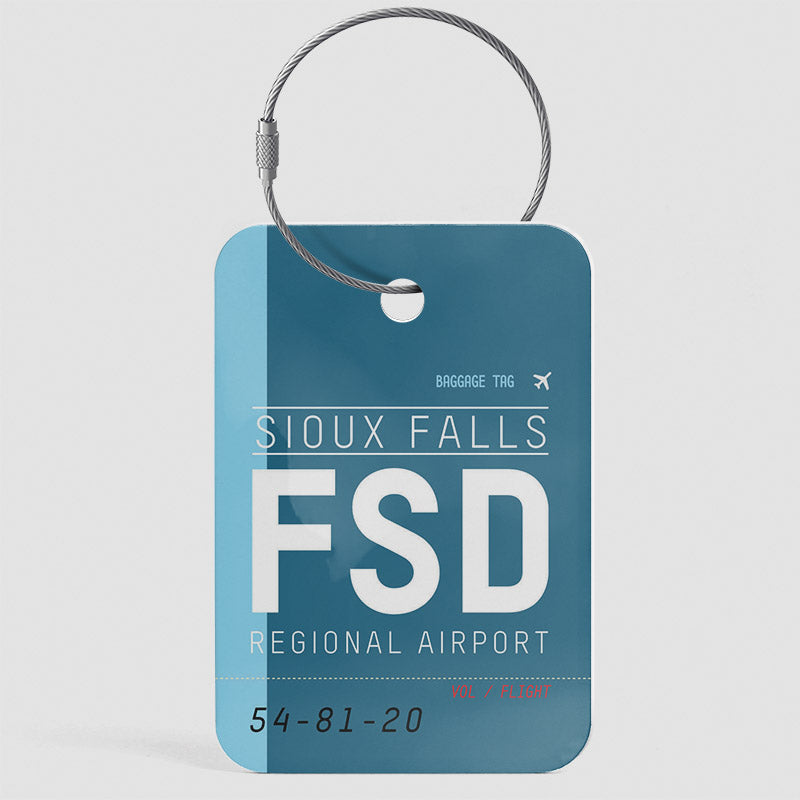 FSD - Étiquette de bagage