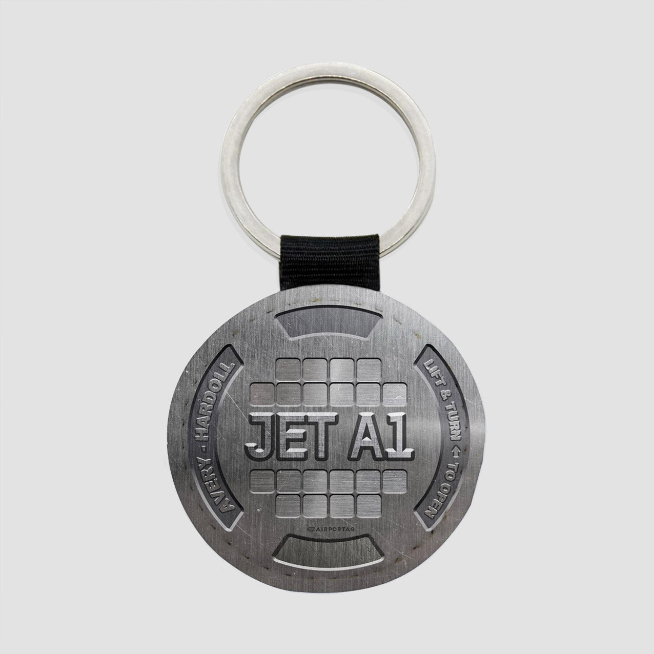 Jet A1 - Round Keychain