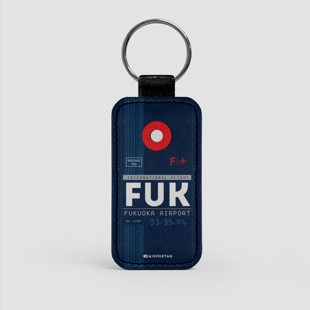 FUK - Leather Keychain - Airportag