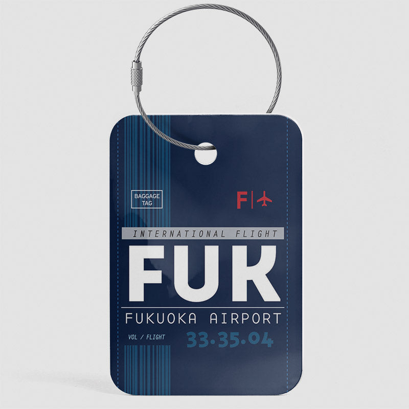 FUK - Étiquette de bagage