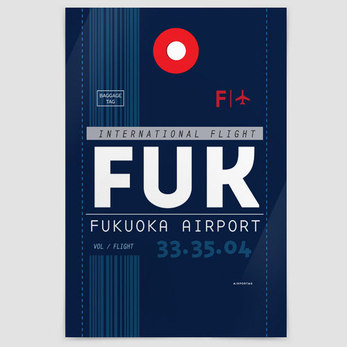 FUK - Poster - Airportag