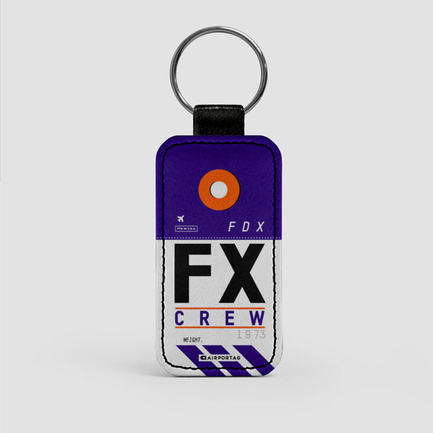 FX - Leather Keychain - Airportag