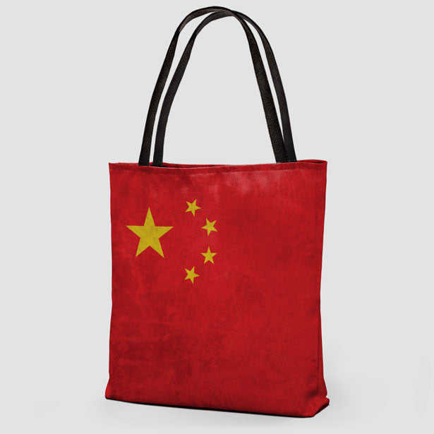 Chinese Flag - Tote Bag - Airportag