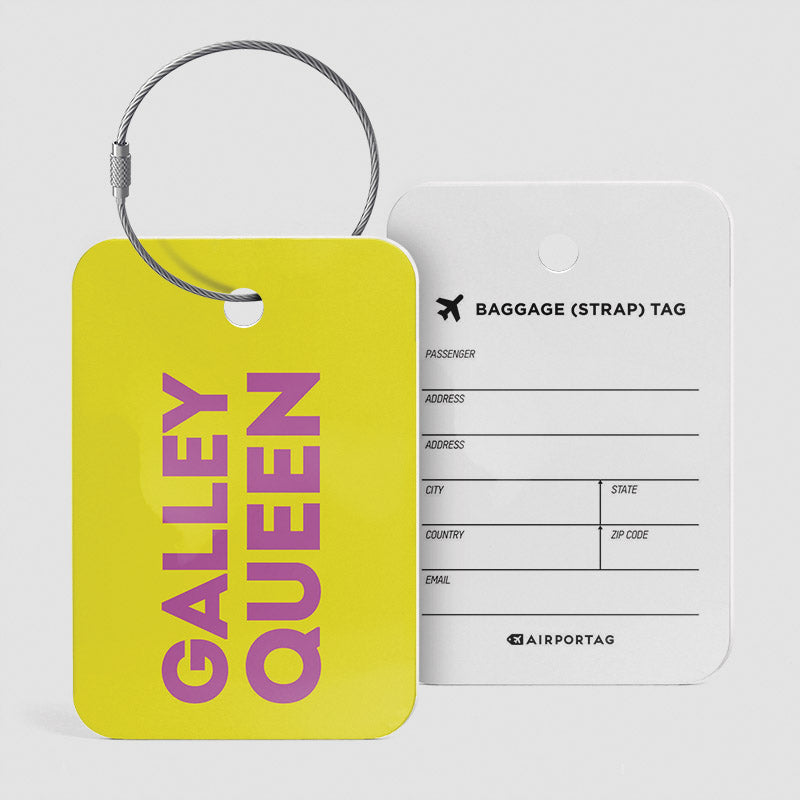 Galley Queen - Étiquette de bagage