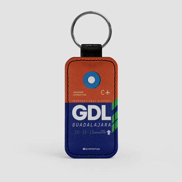 GDL - Leather Keychain - Airportag