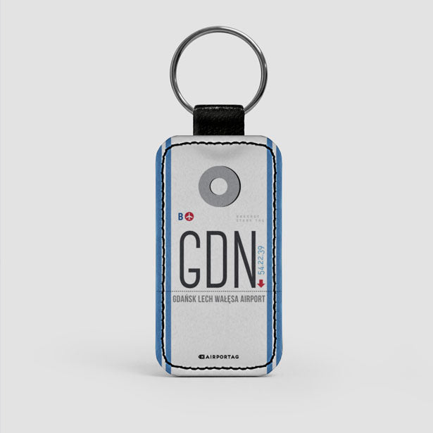 GDN - Leather Keychain - Airportag