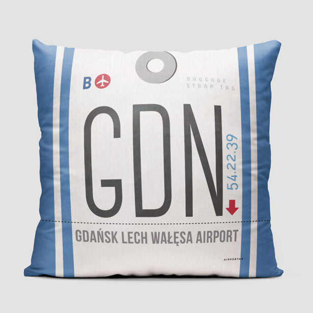 GDN - Throw Pillow - Airportag