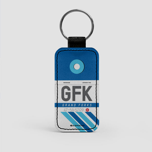 GFK - Leather Keychain - Airportag