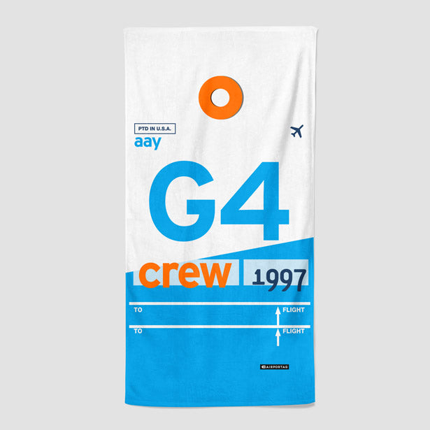 G4 - Beach Towel - Airportag
