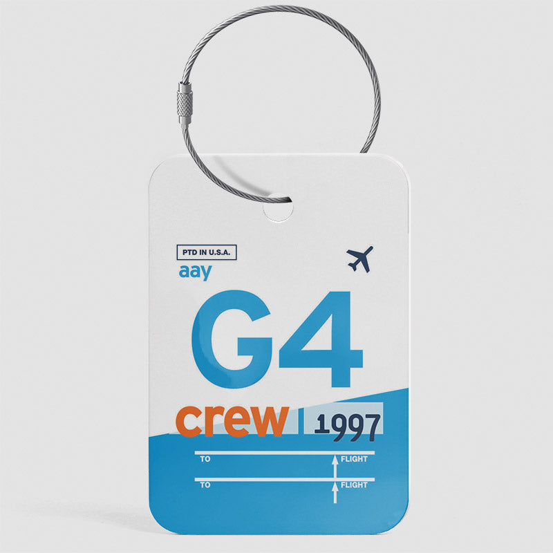 G4 - Étiquette de bagage