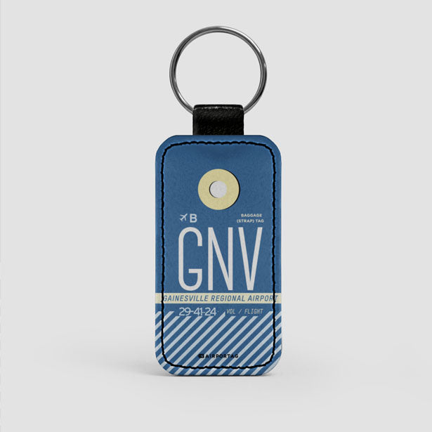 GNV - Leather Keychain - Airportag