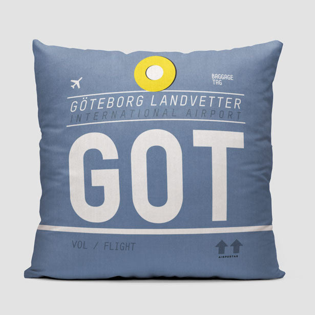 GOT - Throw Pillow - Airportag