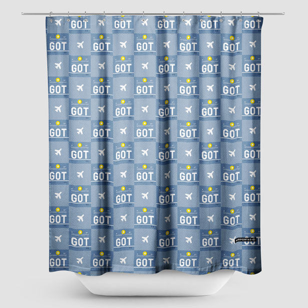 GOT - Shower Curtain - Airportag