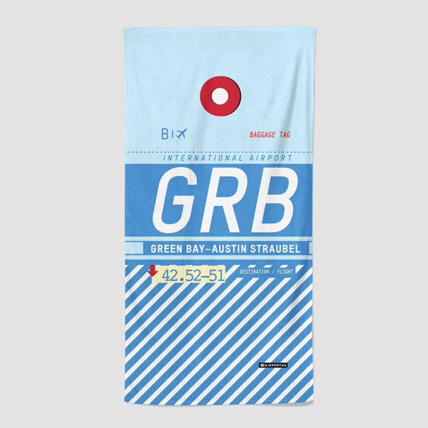 GRB - Beach Towel - Airportag